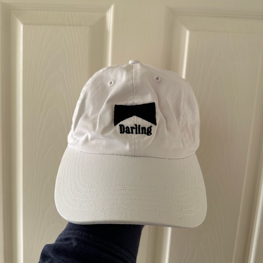 Brandy Melville Darling White Baseball Cap